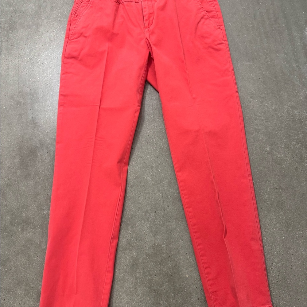 Banana Republic Men's Vibrant Red Chinos